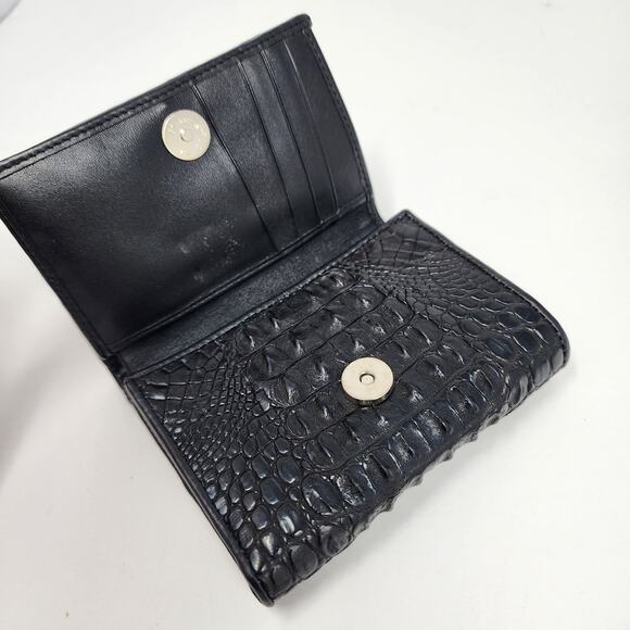 Black Crocodile Wallet - Picture 3 of 12